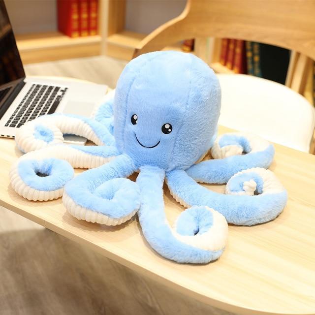 Kinky Cloth Stuffed Animal 60CM / Sky Blue Octopus Stuffie