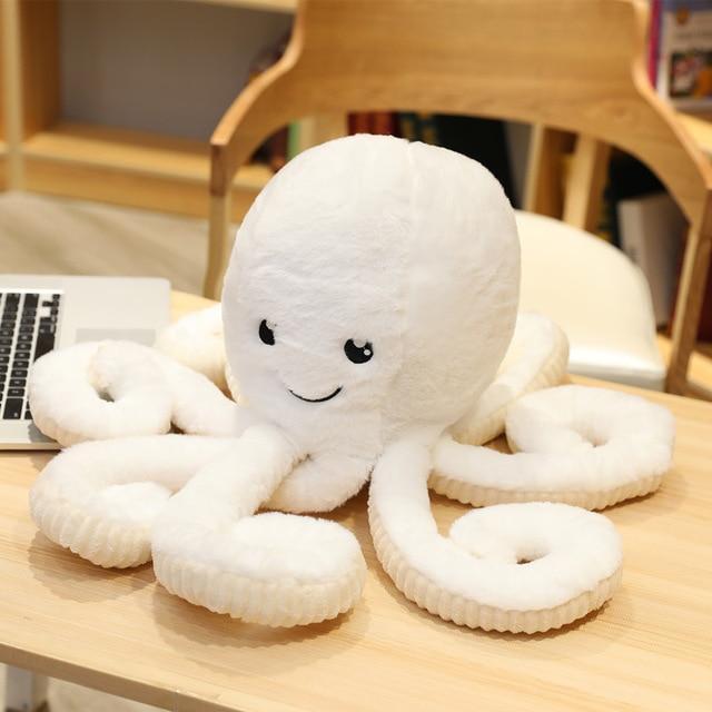 Kinky Cloth Stuffed Animal 60CM / White Octopus Stuffie