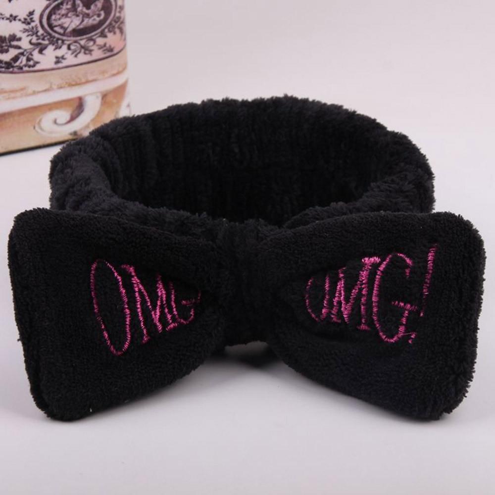Kinky Cloth 200000395 Black OMG! Soft Bow Mega Headbands