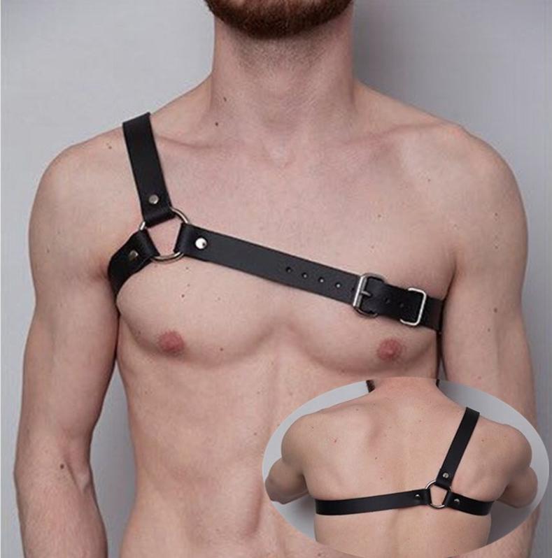 Kinky Cloth 200003585 One Shoulder Chest Harness