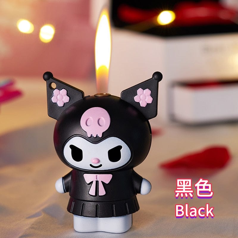 Kinky Cloth Black3 Open Flame Kulomi Lighter