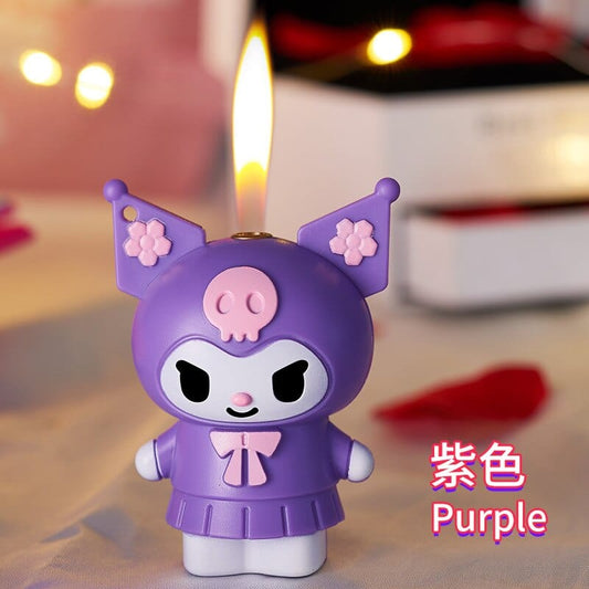Kinky Cloth Purple3 Open Flame Kulomi Lighter