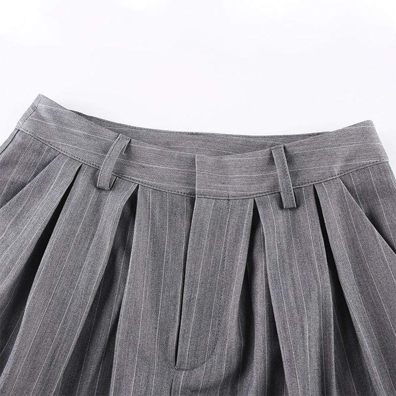 Kinky Cloth 200000366 Oversized Dark Gray Suit Pants
