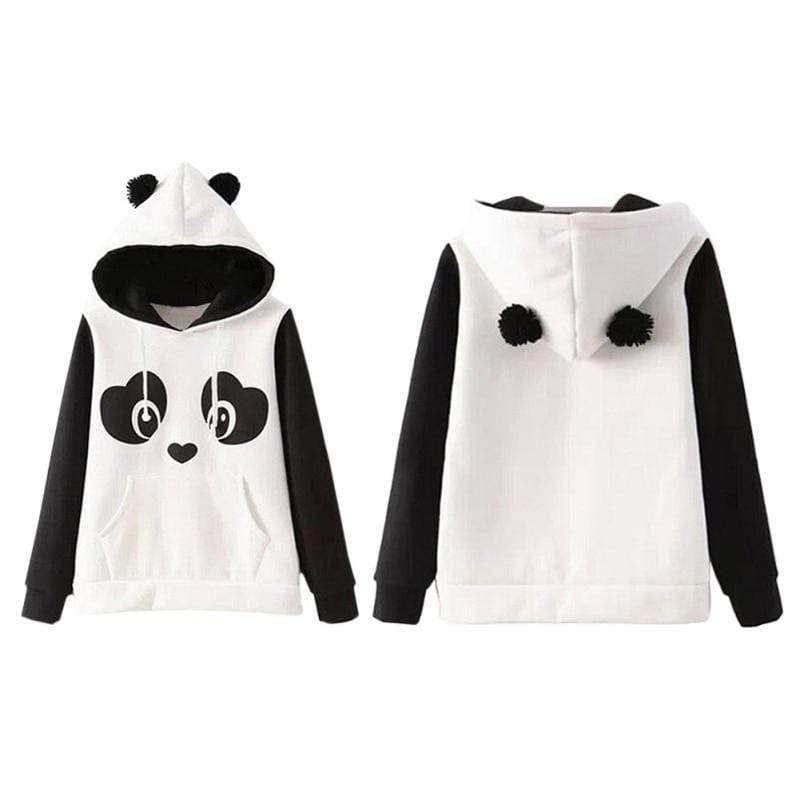 Kinky Cloth Hoodie Panda Ears Hoodie