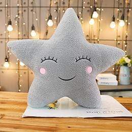 Kinky Cloth Stuffed Animal Grey star Pastel Sky Stuffies