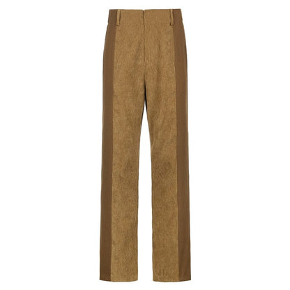 Kinky Cloth Auburn / S Patchwork Corduroy Pants