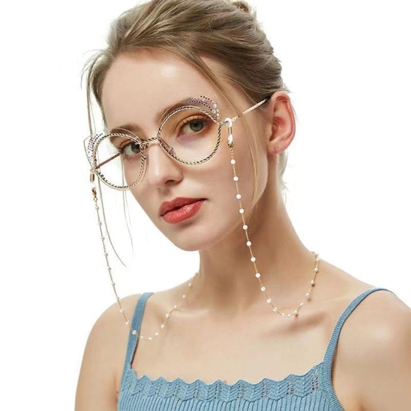 Kinky Cloth 1 Pearl Beaded Chain Glasses Holder