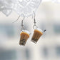 Kinky Cloth 200000168 Pearl Milk Tea Earrings