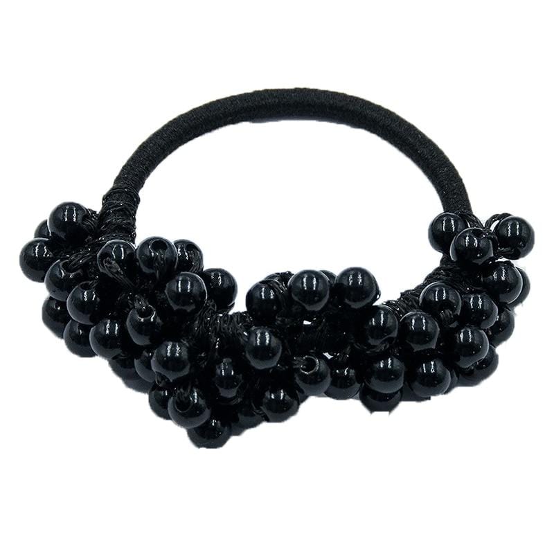 Kinky Cloth 200000395 Black Pearl Rubber Bands Beads Ponytail