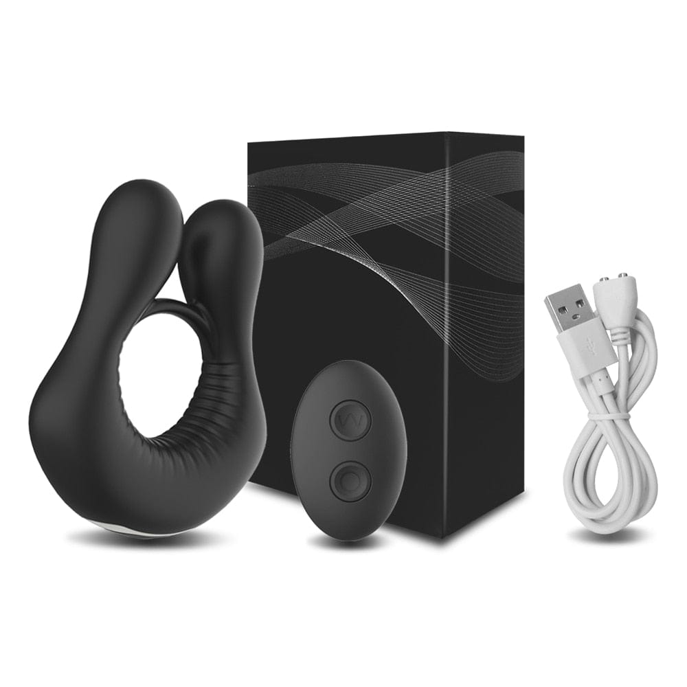 Kinky Cloth Black -BOX / China Penis Ring Vibrator
