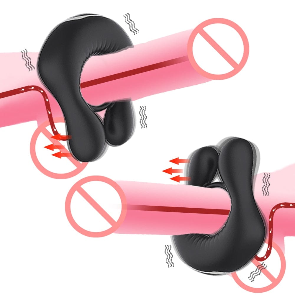 Kinky Cloth Penis Ring Vibrator