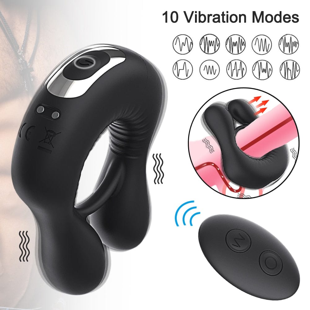 Kinky Cloth Penis Ring Vibrator