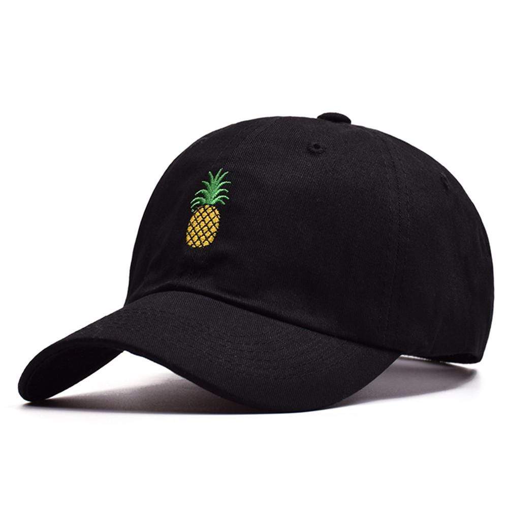 Kinky Cloth accessories Black Pineapple Embroidered Hat