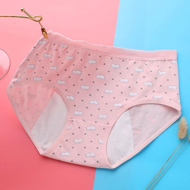 Kinky Cloth Panties Pink 01 / L Pink Bunny Panties