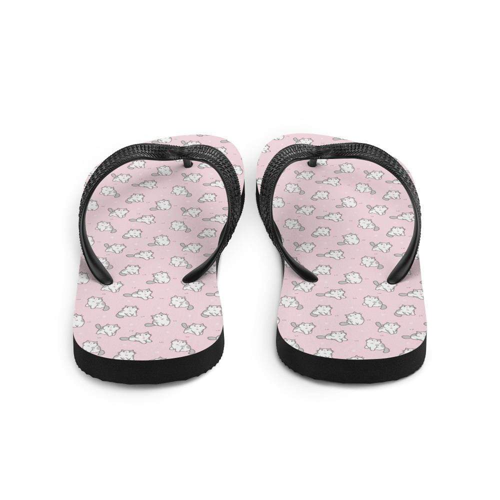 Kinky Cloth Accessories Pink Kitty Flip Flops