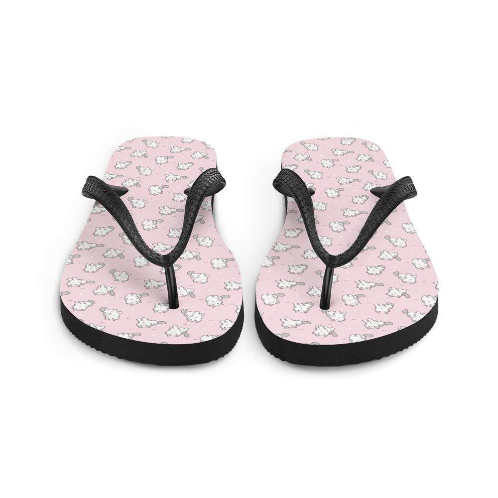 Kinky Cloth Accessories Pink Kitty Flip Flops