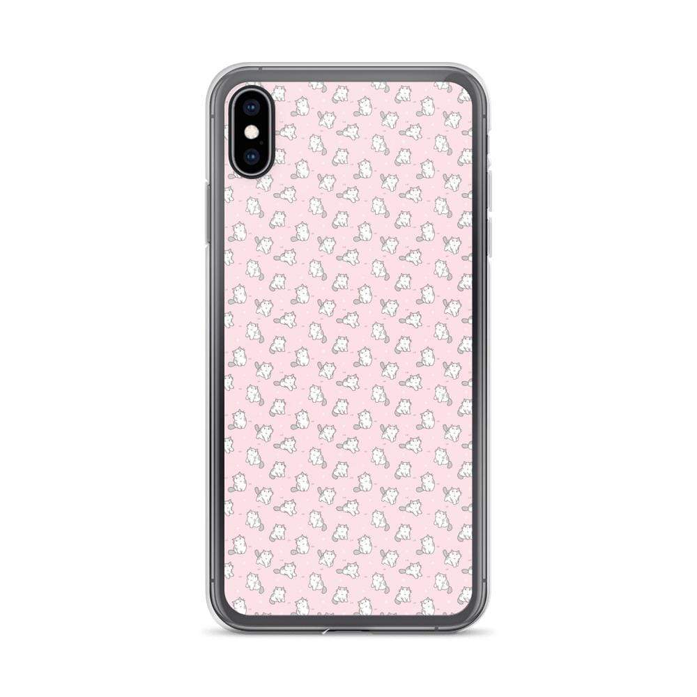 Kinky Cloth iPhone XS Max Pink Kitty iPhone Case