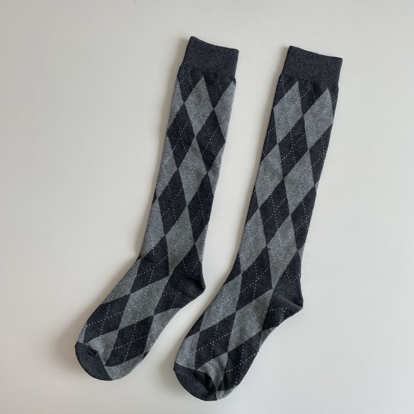 Plaid Long Socks
