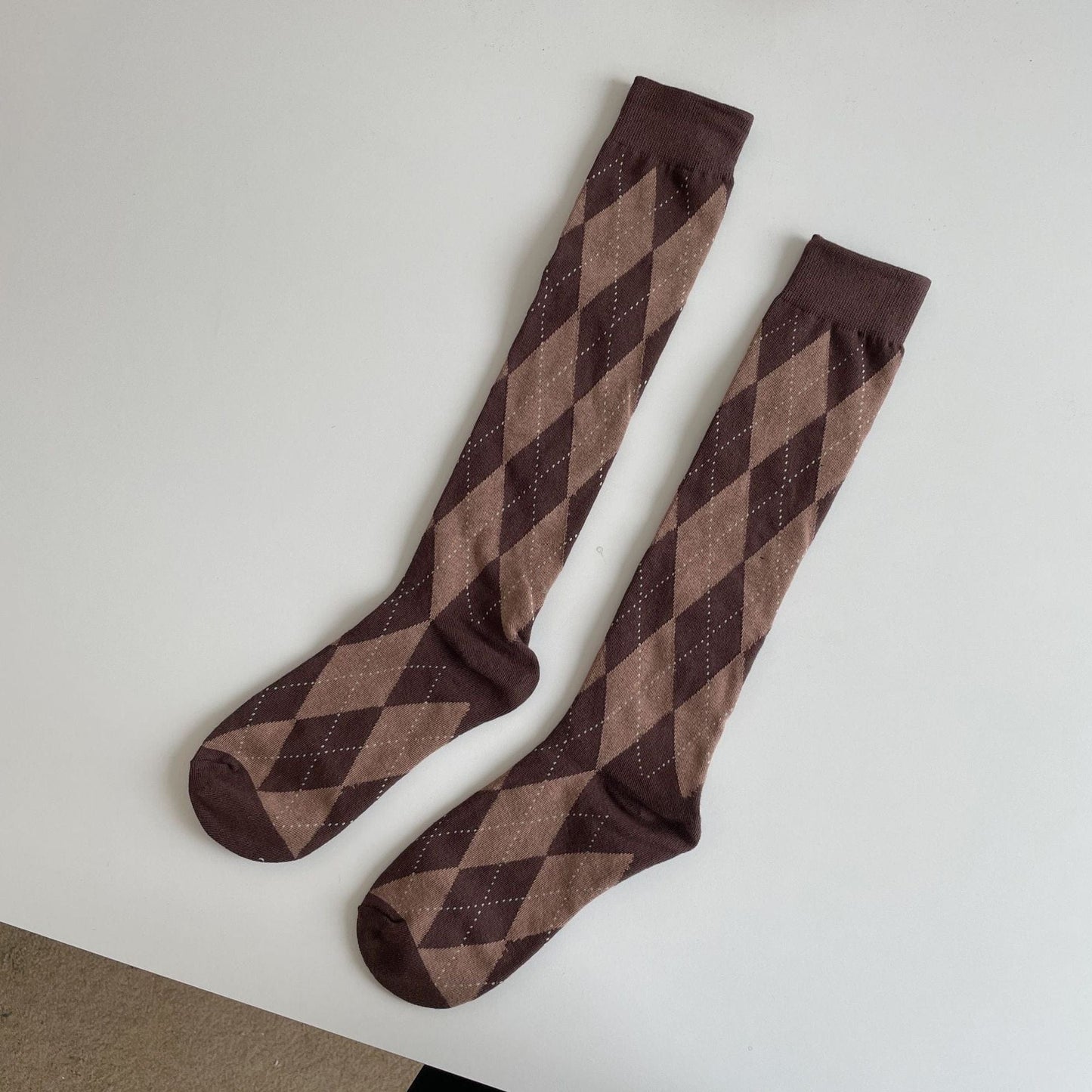 Kinky Cloth B / ONE SIZE Plaid Long Socks