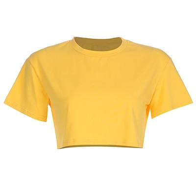Kinky Cloth 200000791 Plain Loose Crop Top T-Shirt