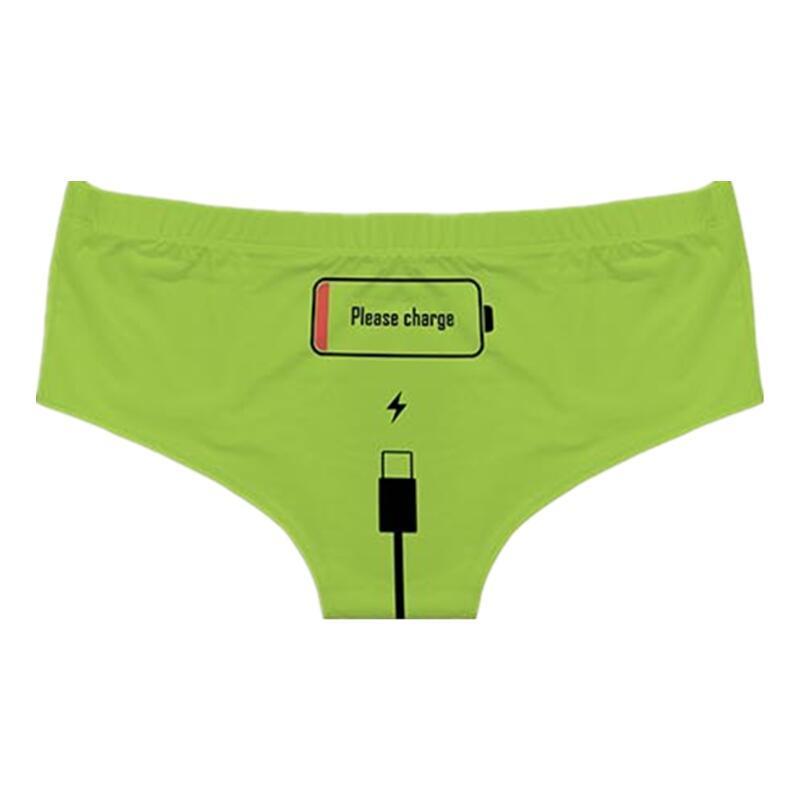 Kinky Cloth Green / XXL / 1PC Please Charge Panties