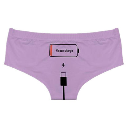 Kinky Cloth Purple / XXL / 1PC Please Charge Panties