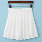 Kinky Cloth Skirt White / L Pleated Pastel Tennis Skirt