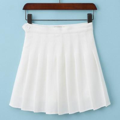 Kinky Cloth Skirt White / L Pleated Pastel Tennis Skirt