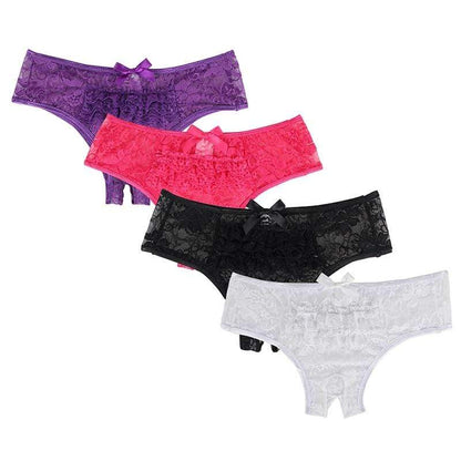 Kinky Cloth 351 Plus Size Crotchless Lace Underwear