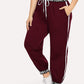 Celeste Women's Clothing 1XL Plus Size Stripe Streetwear Pants