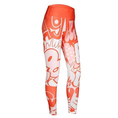 Kinky Cloth Orange / L Pop Art Leggings