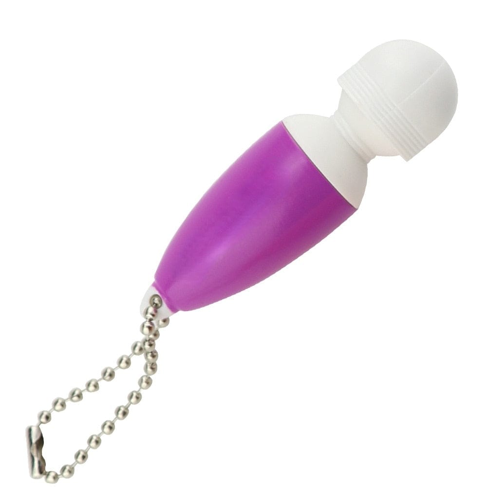 Kinky Cloth Purple Portable Mini Vibrator Keychain