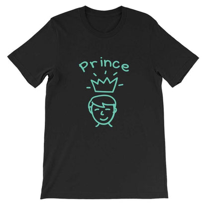 Kinky Cloth Top T-Shirt - S / Black/ Blue Font Prince T-Shirt