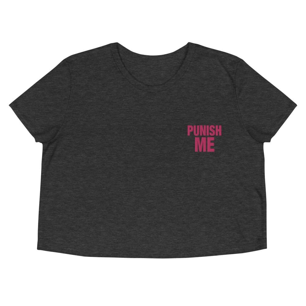 Punish Me Pink Embroidered Crop Top