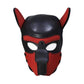 Kinky Cloth Accessories Red Puppy Play Dog Hood Mask