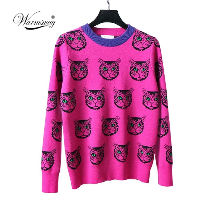 Purple Kitty Sweater