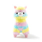Kinky Cloth Stuffed Animal Rainbow Alpaca Stuffie