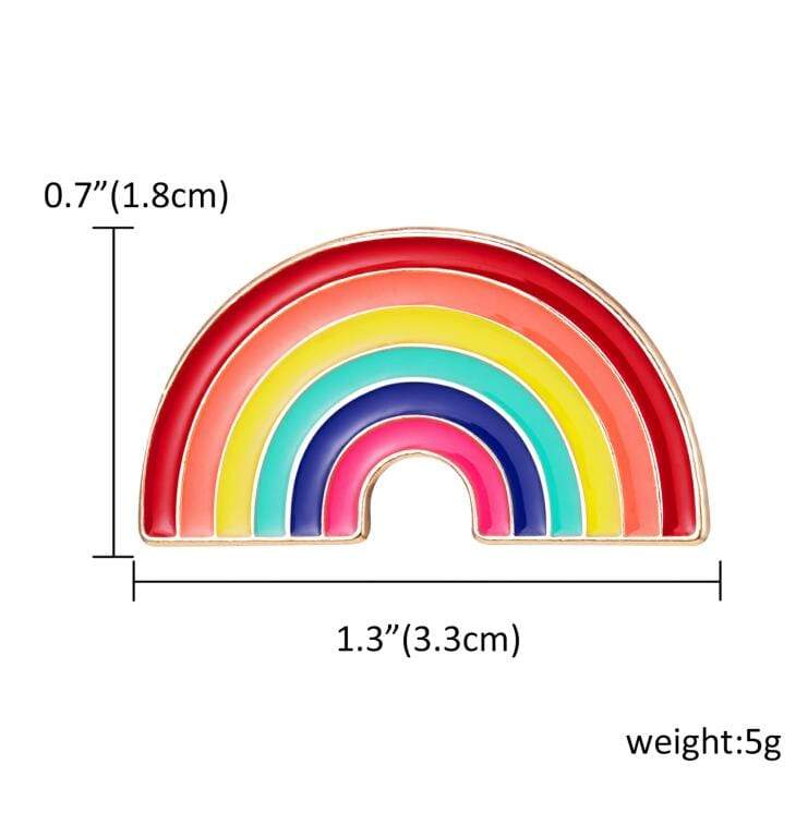 Rainbow Pride Enamel Pins