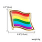 Kinky Cloth Flag Rainbow Pride Enamel Pins