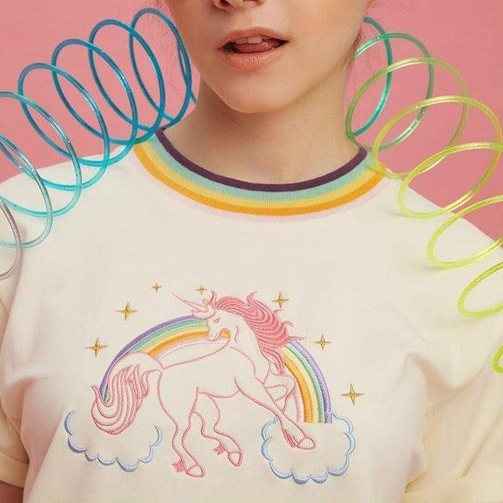 Rainbow Unicorn Top at Kinky Cloth