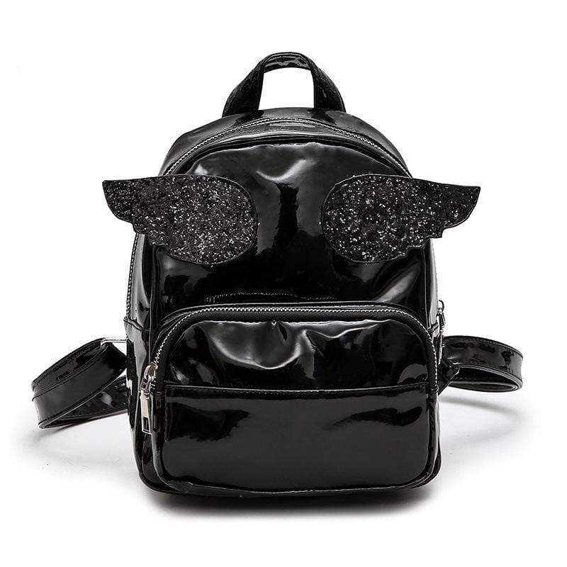 Spocket Bags & Wallets Black Rave Angel Backpack Holgraphic