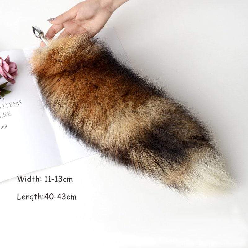 Kinky Cloth 201202902 Realistic Fox & Cat Tail Plugs