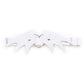 Kinky Cloth Accessories Devil Wings White Red Bow Single Clip Garters