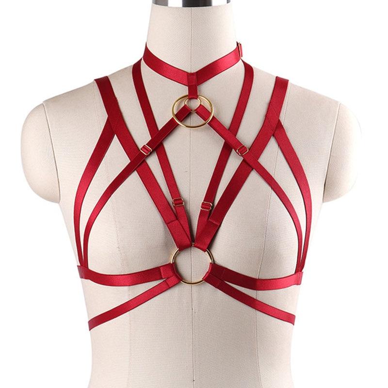 Red Ribbons with Ring Harness