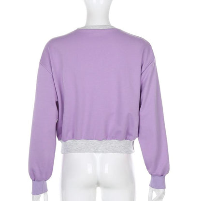 Kinky Cloth 200000348 Rock More Purple Trainer Sweatshirt