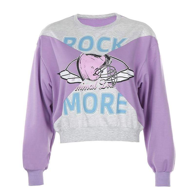 Kinky Cloth 200000348 Purple / S Rock More Purple Trainer Sweatshirt