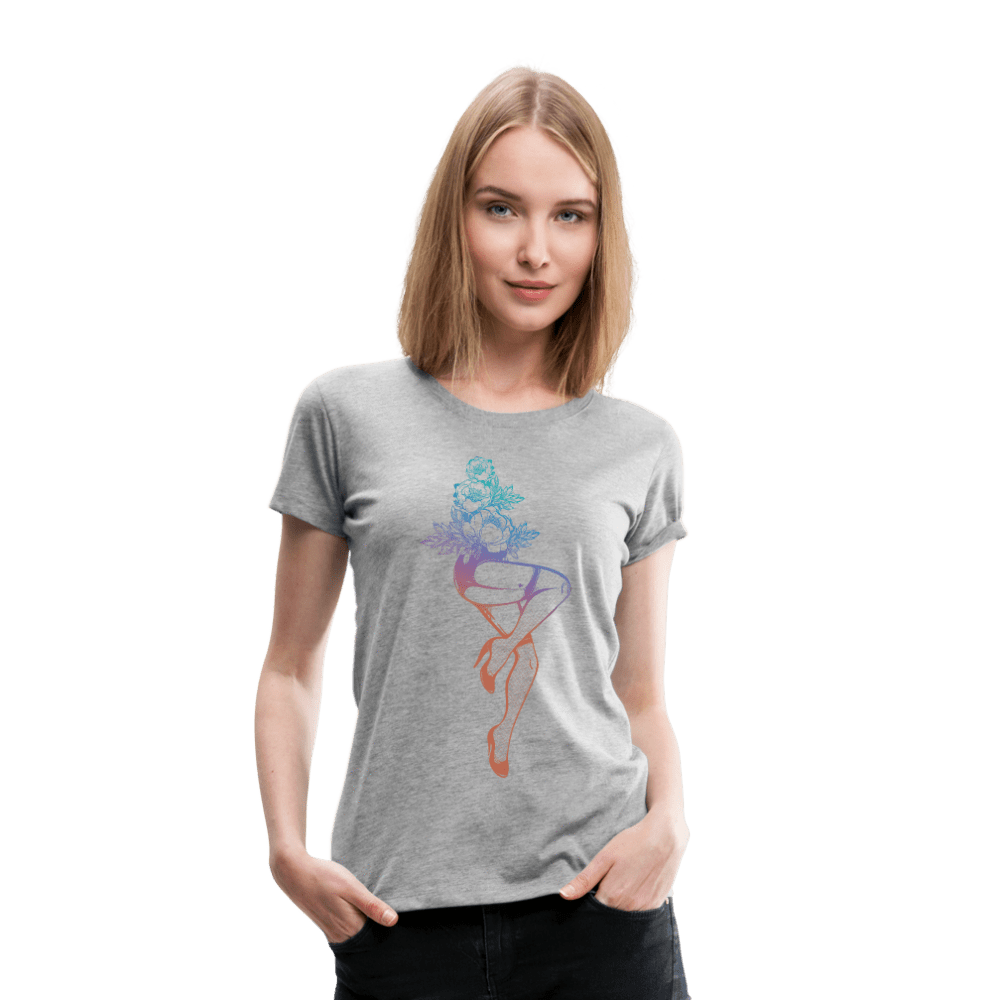 SPOD Women’s Premium T-Shirt heather gray / S Rose Bouquet Women’s Premium T-Shirt