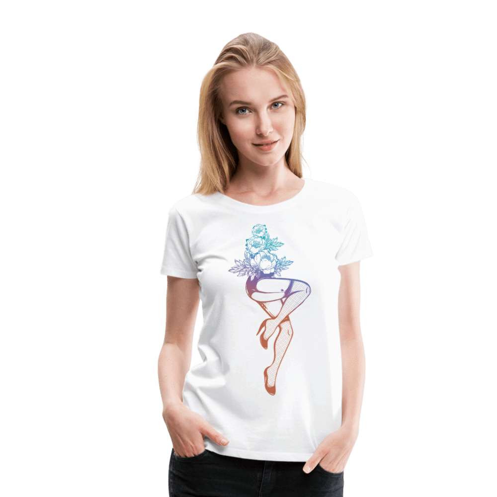 SPOD Women’s Premium T-Shirt white / S Rose Bouquet Women’s Premium T-Shirt