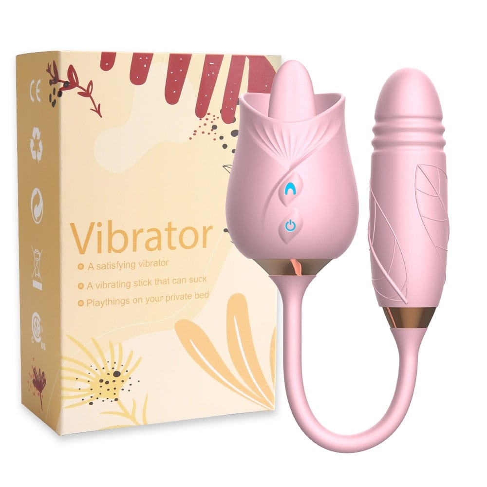 Kinky Cloth Rose Sucking Vibrator