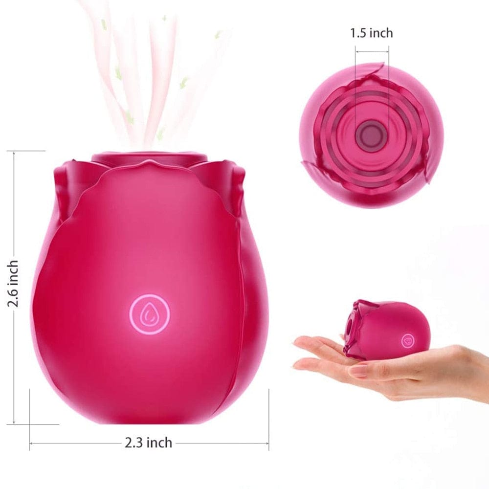 Kinky Cloth Rose Suctional Vibrator